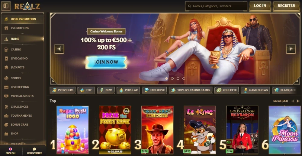 Realz Casino – Casinò Live